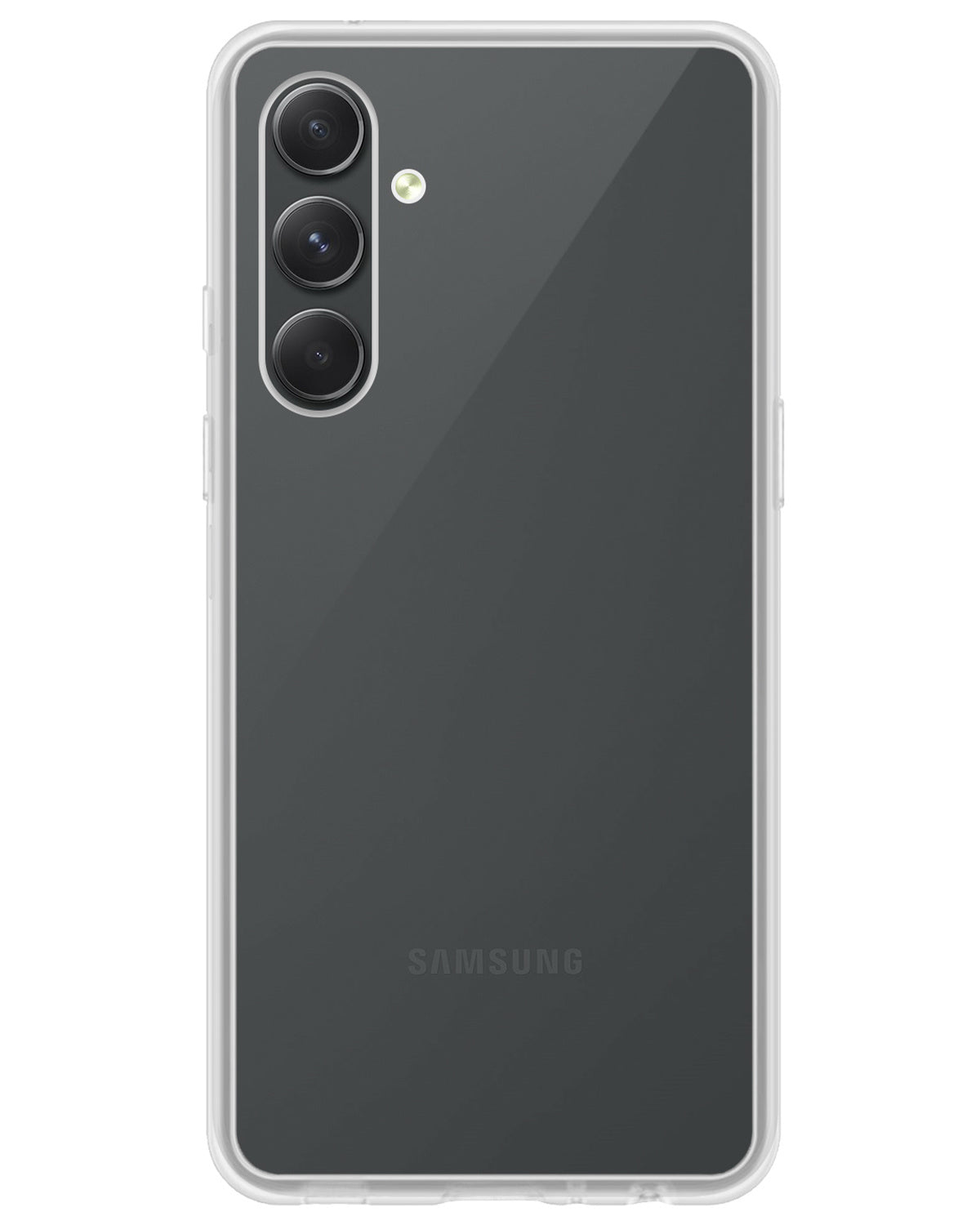 Samsung A54 Hoesje Siliconen - Transparant