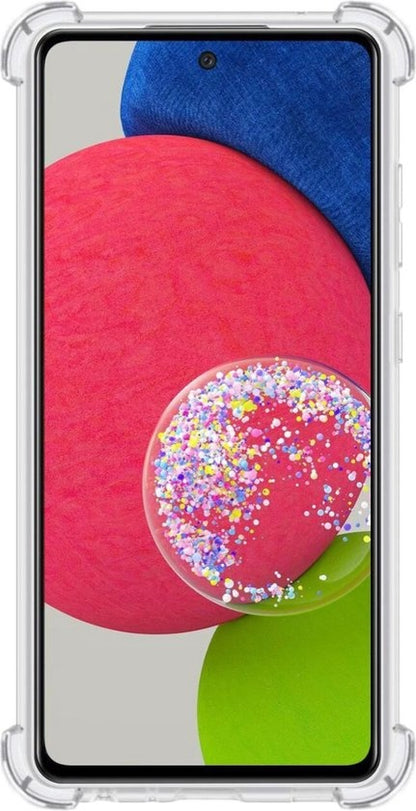 Samsung A52s Hoesje Kaarthouder Backcover Shockproof - Transparant