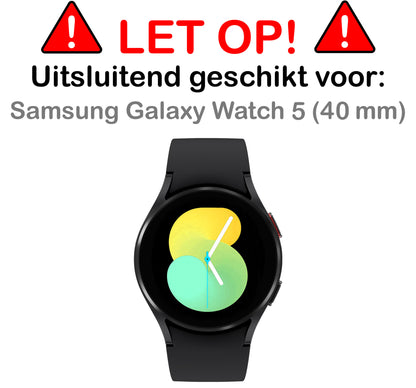 Samsung Watch 5 40 mm Screenprotector Gehard Glas - Anti-kras