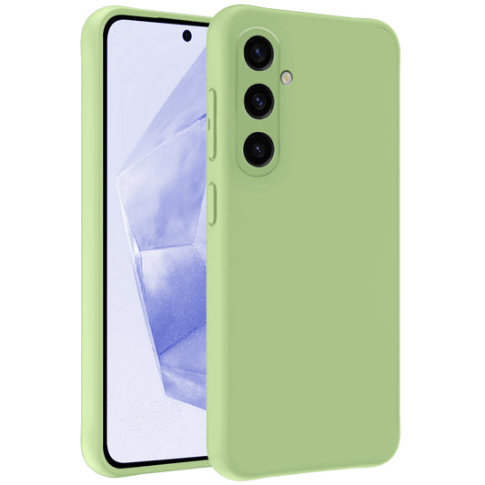 Samsung A35 Hoesje Siliconen - Groen