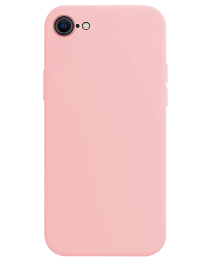 iPhone SE 2022 Hoesje Siliconen Backcover Lichtgewicht - Lichtroze