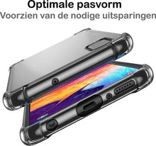 Samsung A70 Hoesje Shockproof Backcover Siliconen - Transparant