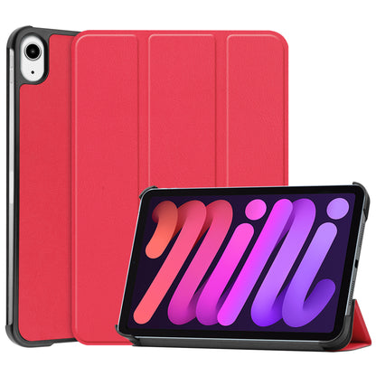 iPad Mini 6 Trifold Bookcase Hoes - Rood