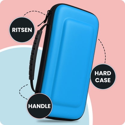 Nintendo Switch 2 Hard Cover Hoes met Spellen ruimte - Blauw
