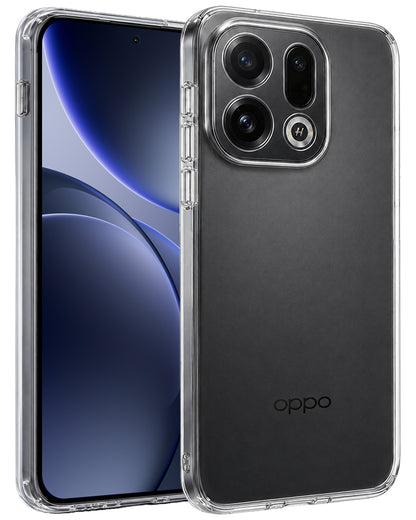 OPPO Find X9 Hoesje Siliconen Backcover Lichtgewicht - Transparant