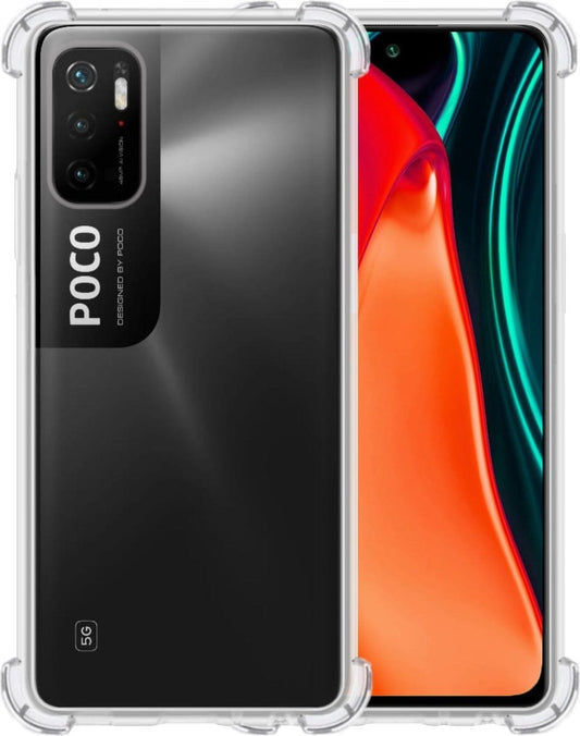 Poco M3 Pro Hoesje Shock Proof Siliconen - Transparant