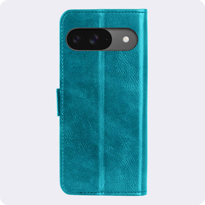 Google Pixel 10 Hoesje Bookcase Cover met Kaarthouder - Turquoise