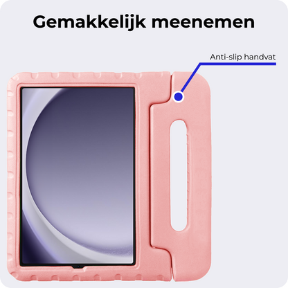 Samsung Galaxy Tab A9 Plus Kinderhoes Shockabsorberend Foam - Zalm