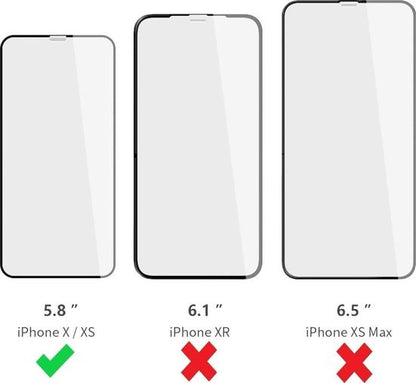 Screenprotector Geschikt voor iPhone X/Xs Screen Protector Screen Cover