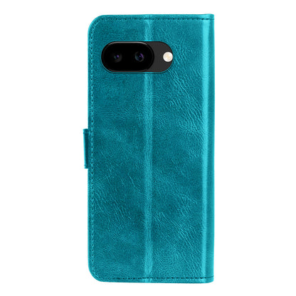 Google Pixel 9a Hoesje Bookcase Cover met Kaarthouder - Turquoise