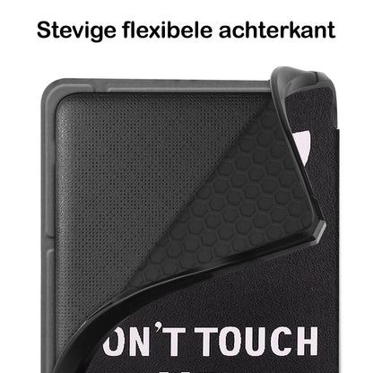 Kobo Sage Trifold Bookcase Hoes - Don't Touch Me