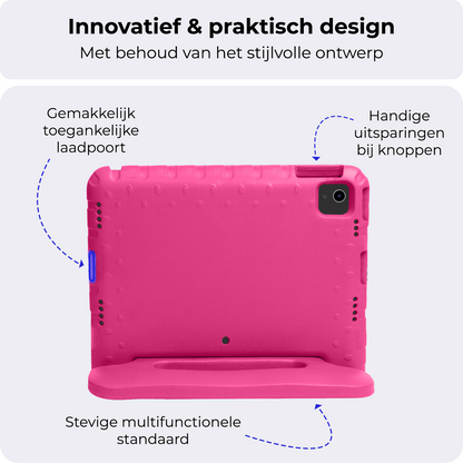 iPad Air 2024 (13 inch) Hoesje Kids Cover Bumper - Roze