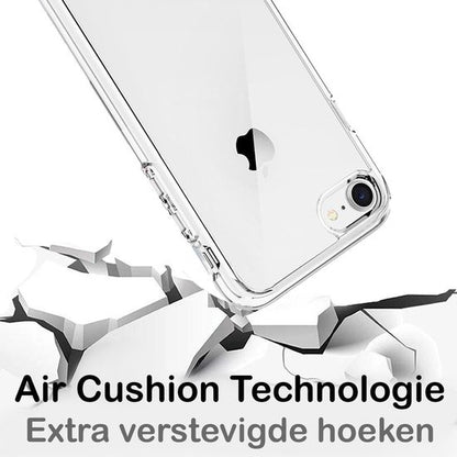 iPhone 8 Hoesje Siliconen Backcover Lichtgewicht - Transparant