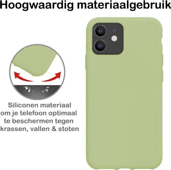 iPhone 11 Hoesje Siliconen - Groen