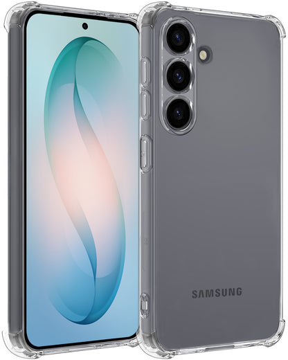 Samsung S26 Plus Hoesje Shockproof Backcover Siliconen - Transparant