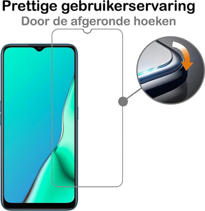 OPPO A9 2020 Screenprotector Gehard Glas - Anti-kras