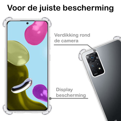 Xiaomi Mi 10 Pro Hoesje Shockproof Backcover Siliconen - Transparant