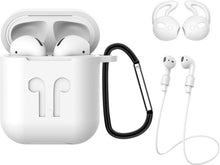 AirPods 1 Hoesje Siliconen 3 in 1 - Wit