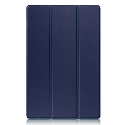 Samsung Galaxy Tab S9 Ultra Trifold Bookcase Hoes met Penhouder voor S Pen - Donkerblauw