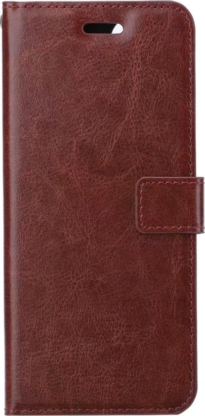 Samsung S20 Plus Hoesje Bookcase Cover met Kaarthouder - Bruin