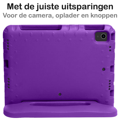 iPad Air 2022 Hoesje Kids Cover Bumper - Paars