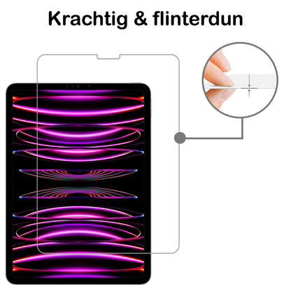 iPad Pro 2022 (12,9 inch) Screenprotector Gehard Glas - Anti-kras