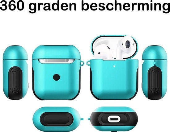 AirPods 2 Hoesje Hard Cover - Mintgroen