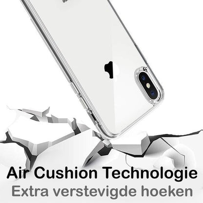 iPhone Xs Max Hoesje Siliconen Backcover Lichtgewicht - Transparant