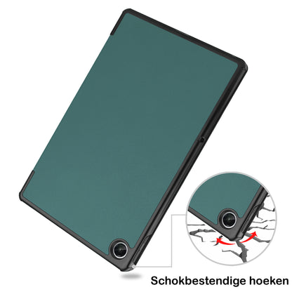 Lenovo Tab M10 Plus 3rd Gen Hoesje Book Case - Donkergroen