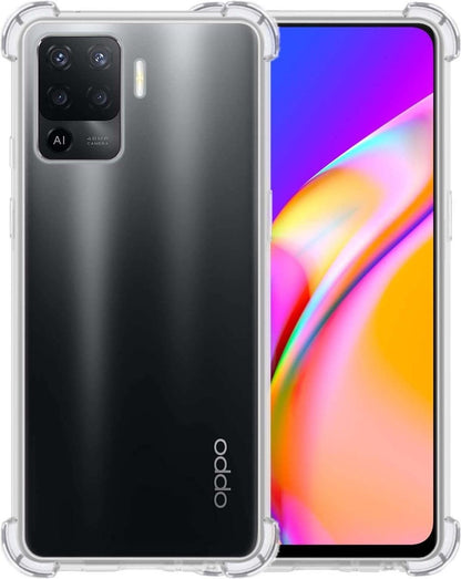 OPPO A94 Hoesje Shockproof Backcover Siliconen - Transparant