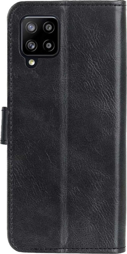 Samsung A42 Hoesje Bookcase Cover met Kaarthouder - Zwart