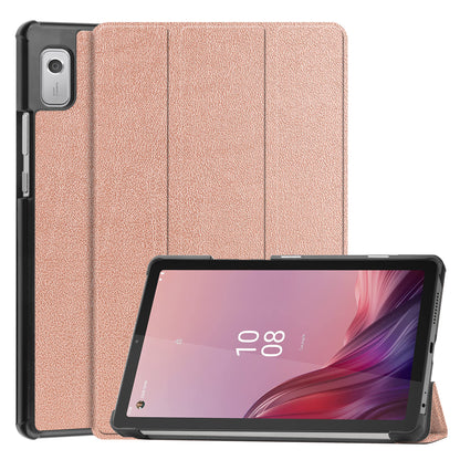 Lenovo Tab M9 Trifold Bookcase Hoes - Rosé goud