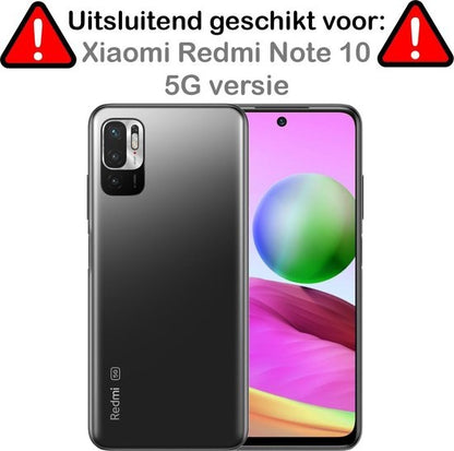 Xiaomi Redmi Note 10 5G Hoesje Siliconen Backcover Lichtgewicht - Transparant
