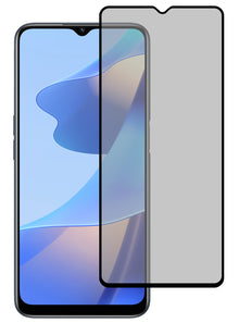 OPPO A16s Screenprotector Gehard Glas - Privacy