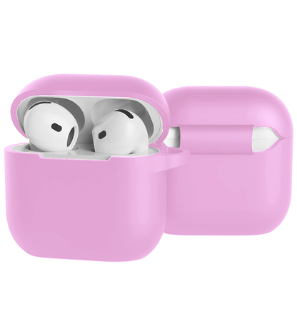 AirPods 4 Hoesje Siliconen Krasbestendig - Flamingo