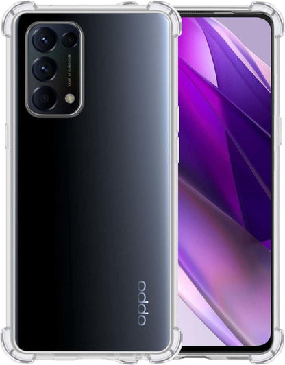 OPPO Find X3 Lite Hoesje Shockproof Backcover Siliconen - Transparant