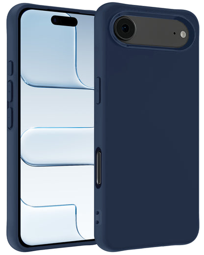 iPhone Air Hoesje Siliconen Backcover Lichtgewicht - Donkerblauw