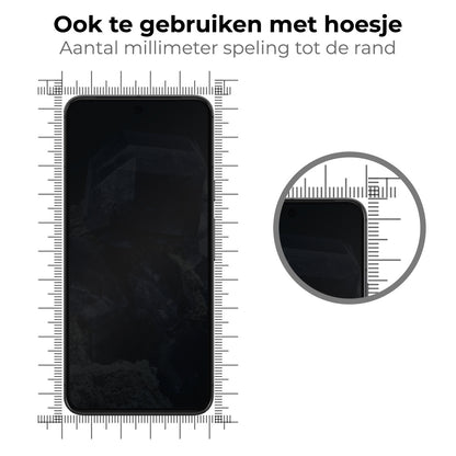 Google Pixel 8 Screenprotector Gehard Glas - Privacy