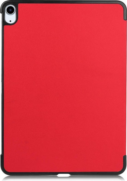 iPad Air 2020 Trifold Bookcase Hoes - Rood