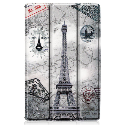 Lenovo Tab M10 FHD Plus 2nd Gen Trifold Bookcase Hoes - Eiffeltoren