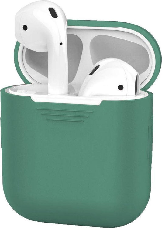 AirPods Hoesje Ultra Dun Siliconen - Midnight Green