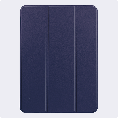 iPad Air 2024 / 2025 (11 inch) Trifold Bookcase Hoes met Penhouder voor Apple Pen - Donkerblauw