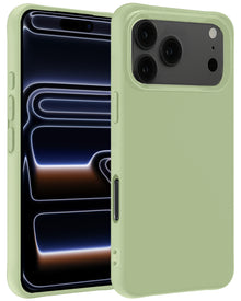 iPhone 17 Pro Hoesje Siliconen Backcover Lichtgewicht - Groen