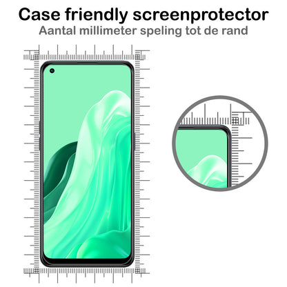 OPPO Reno 7 Screenprotector Tempered Glass