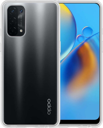 OPPO A74 5G Hoesje Siliconen Backcover Lichtgewicht - Transparant