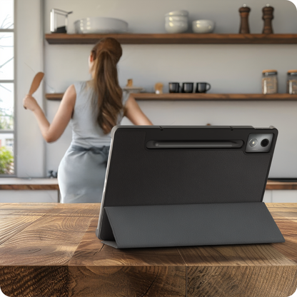 Lenovo Idea Tab Pro Trifold Bookcase Hoes - Zwart