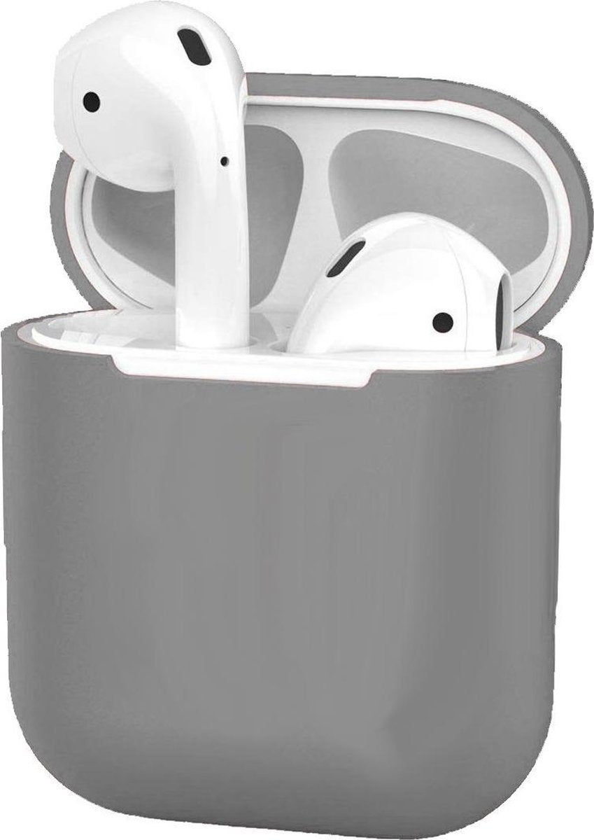 AirPods 1 Hoesje Ultra Dun Siliconen - Grijs