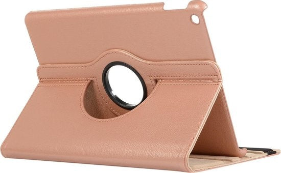 iPad 10.2 2019 Hoesje 360ðð Draaibare Book Case Kunstleer - Rosðð goud