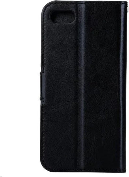 iPhone 7 Hoesje Bookcase Cover met Kaarthouder - Zwart