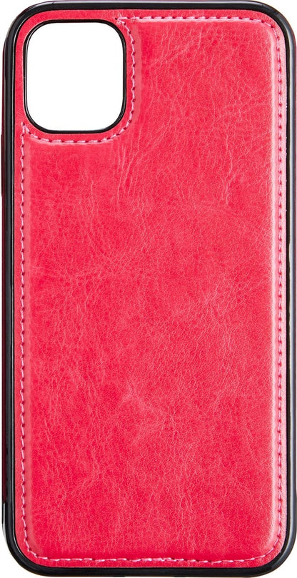 iPhone 11 Hoesje Bookcase Cover Uitneembaar - Donkerroze